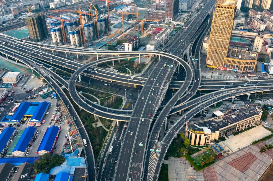 安徽建工承建的合肥市銅陵路高架。安徽建工集團(tuán)供圖